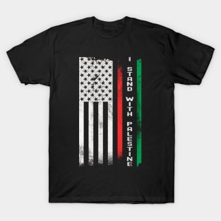 I Stand With Palestine Flag T-Shirt